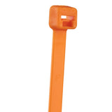 Panduit PLT3S-M3 | Pan-Ty PLT3S-M3 Cable Tie, Orange, PA6.6, 11.5"L, 50lb, PK1000