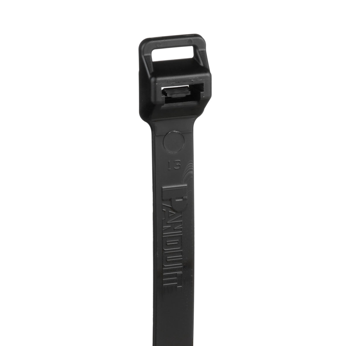 Panduit PLT5EH-C0 | Pan-Ty PLT5EH-C0 Cable Tie, Black, UV PA6.6, 20.1"L, 250lb, PK100