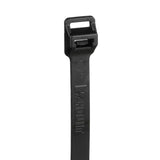 Panduit PLT5EH-C0 | Pan-Ty PLT5EH-C0 Cable Tie, Black, UV PA6.6, 20.1"L, 250lb, PK100