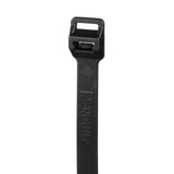 Panduit PLT5EH-C0 | Pan-Ty PLT5EH-C0 Cable Tie, Black, UV PA6.6, 20.1"L, 250lb, PK100