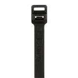 Panduit PLT6EH-C0 | Pan-Ty PLT6EH-C0 Cable Tie, Black, UV PA6.6, 22.2"L, 250lb, PK100