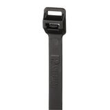 Panduit PLT6EH-C0 | Pan-Ty PLT6EH-C0 Cable Tie, Black, UV PA6.6, 22.2"L, 250lb, PK100