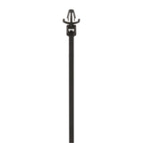 Panduit PLWP1S-D30 | Pan-Ty PLWP1S-D30 Wing Push Mount Tie, Black, High Heat PA6.6, 5.2"L, 50lb