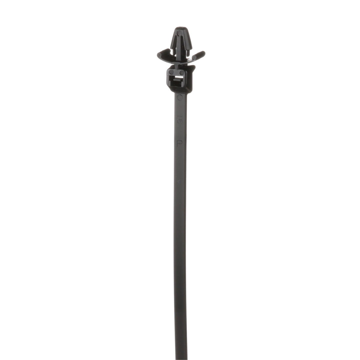 Panduit PLWP1S-D30 | Pan-Ty PLWP1S-D30 Wing Push Mount Tie, Black, High Heat PA6.6, 5.2"L, 50lb