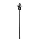 Panduit PLWP1S-D30 | Pan-Ty PLWP1S-D30 Wing Push Mount Tie, Black, High Heat PA6.6, 5.2"L, 50lb
