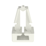 Panduit PM2H25-M | PM2H25-M Cable Tie Mount, Natural, PA 6.6, Push Barb, 0.3x0.38", PK1000