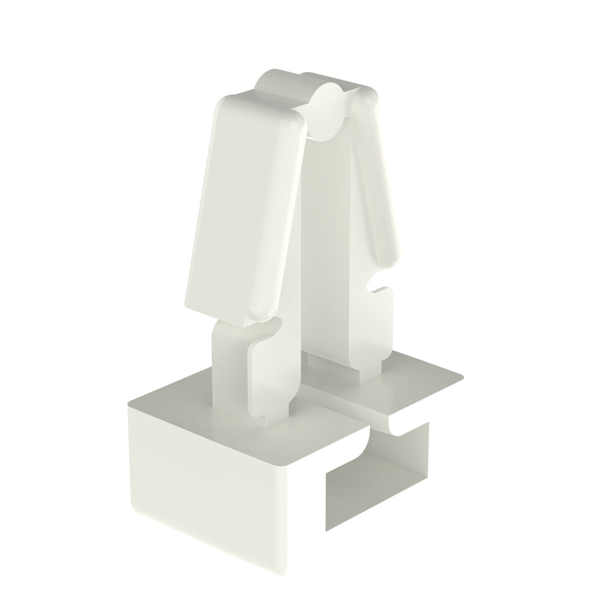 Panduit PM2H25-M | PM2H25-M Cable Tie Mount, Natural, PA 6.6, Push Barb, 0.3x0.38", PK1000