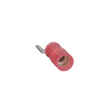 Panduit PMNF1-3F-C | Pan-Term PMNF1-3F-C Fork Terminal, Red, Nylon, 18-22 AWG, 1/8" Stud, PK100