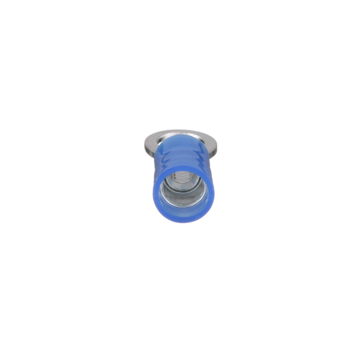 Panduit PN14-10R-M | Pan-Term PN14-10R-M Ring Terminal, Blue, Nylon, 14-18 AWG, #10 Stud, PK1000