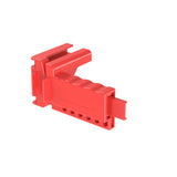 Panduit PSL-BV1 | PSL-BV1 Ball Valve Lockout, Polypropylene, Red, 6.25"x3.1", PK1