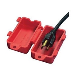 Panduit PSL-CL480 | PSL-CL480 Cord Lockout, Polypropylene, Red, 7"x3.25", PK1