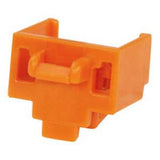 Panduit PSL-DCJB-OR | RJ45 Blockout Device, Orange