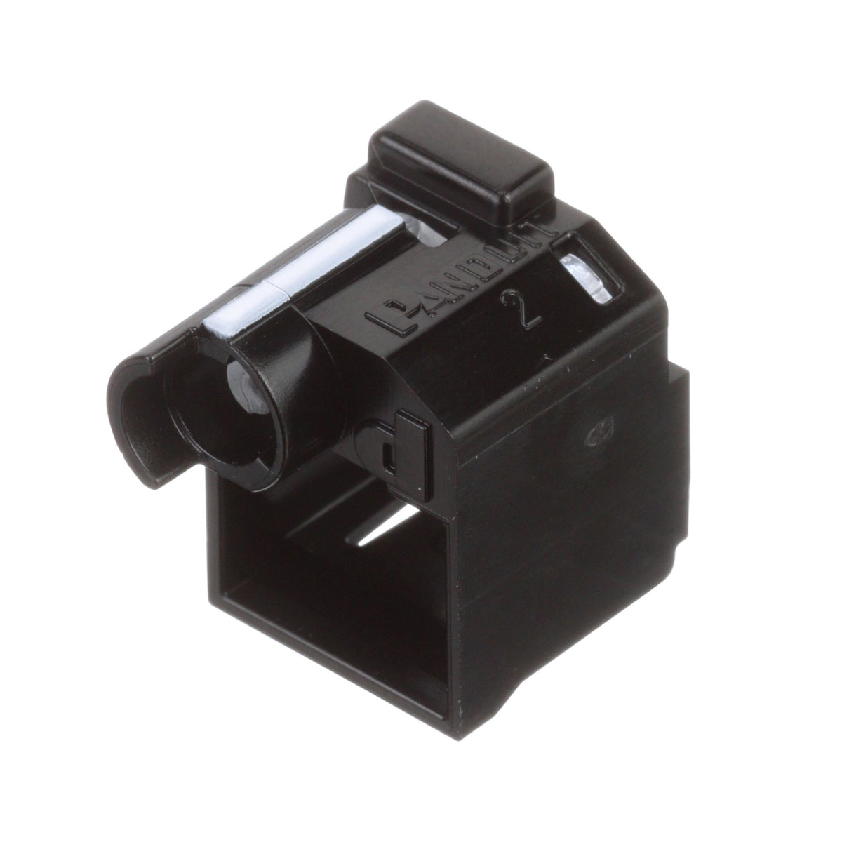 Panduit PSL-DCPLRE-BL-C | Recessed, Lock-In Devices, Black