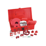 Panduit PSL-KT-MROA | PSL-KT-MROA Lockout Kit, MRO, Red, PK1
