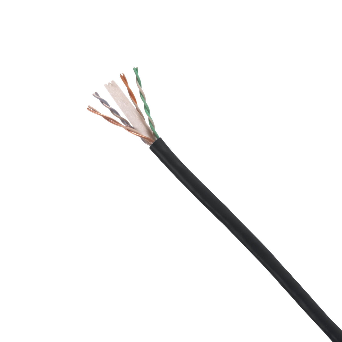 Panduit PUP6C04BL-ULP | Panduit TX6 - Bulk cable - 1000 ft - UTP - CAT 6 - indoor, plenum - black