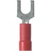 Panduit PV18-6F-CY | Panduit Pan-Term Type PV-F - Cable fork terminal - red