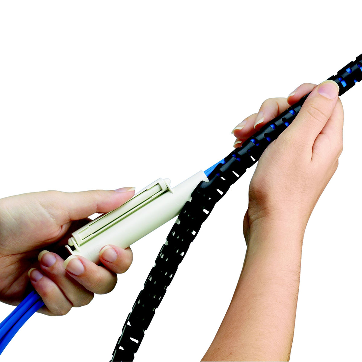 Panduit PW150F-L | Panduit Pan-Wrap 1 1/2" Split Harness Wrap - Cable wrap - 50 ft - natural