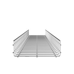Panduit PWB4X12EZ | Wire Basket 4" H x 12" W, Electro Zinc