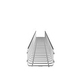 Panduit PWB4X6EZ | Wire Basket 4" H x 6" W, Electro Zinc