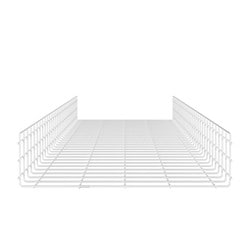 Panduit PWB6X24WH | Wire Basket 6" H x 24" W, White Powdered Coated