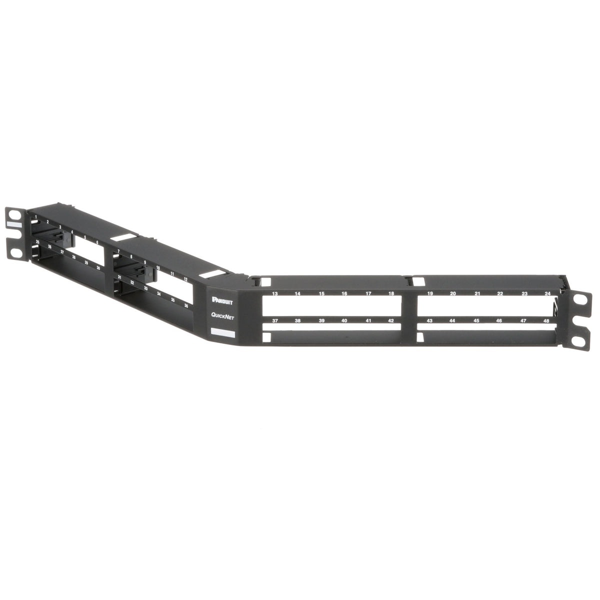 Panduit QAPP48HDBL | Panduit QuickNet | Modular Patch Panel - 48 x MTP - 48 Port(s)
