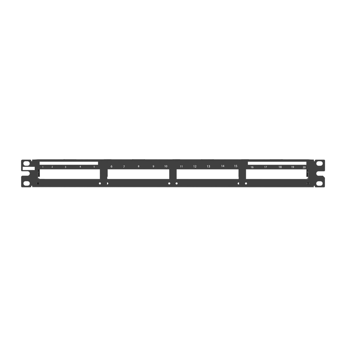 Panduit QSP24BL | QuickNet Modular Patch Panel - 24 Port(s)