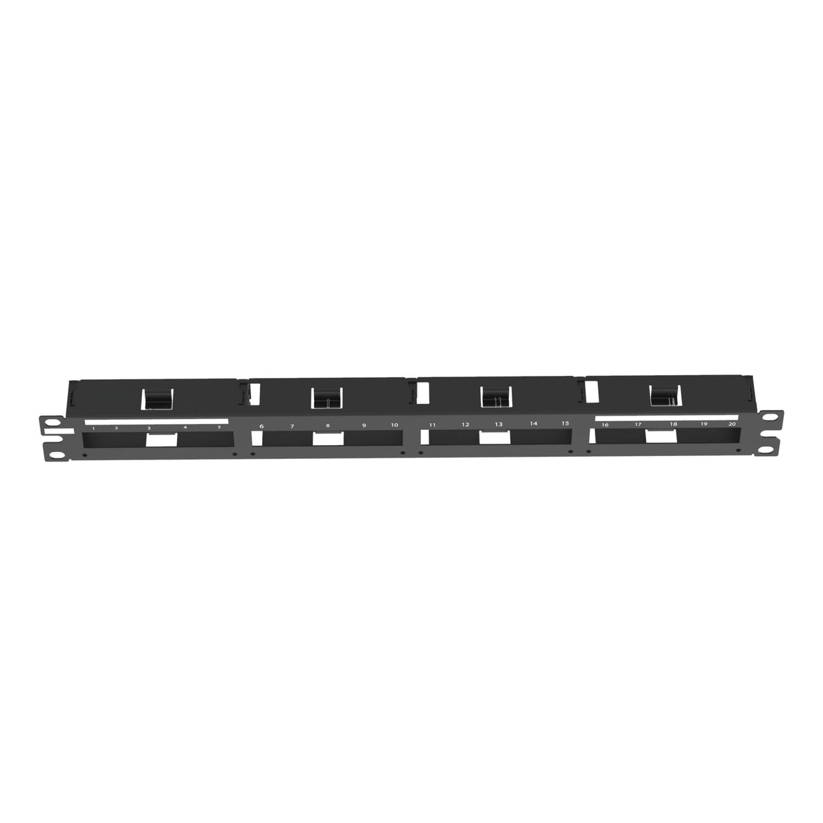 Panduit QSP24BL | QuickNet Modular Patch Panel - 24 Port(s)