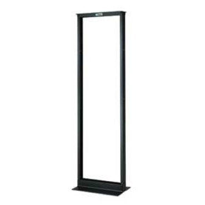 Panduit R2P79 | 2-Post Rack, 42RU, #12-24 Threaded E-Rails, Aluminum, Black