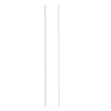 Panduit R4PRCNWH | Replacement E-Rails for R4P 4-Post, 45 RU, Cage Nut, Steel, White