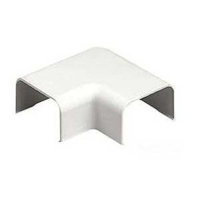 Panduit RAF5WH-E | Surface Raceway, LD5 Low Voltage Right Angle Fitting, White