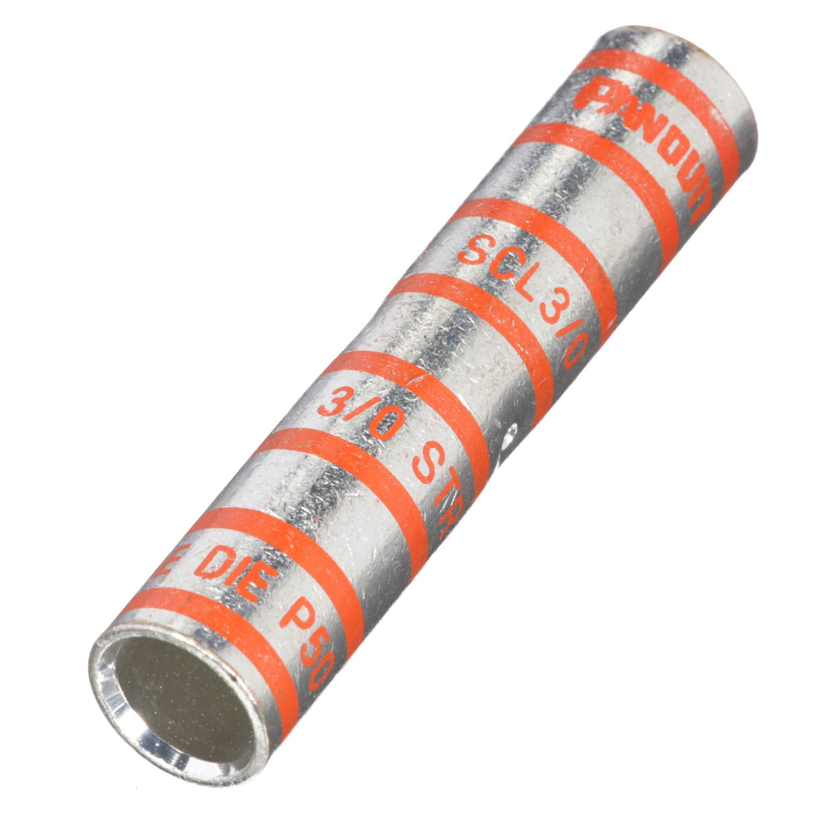 Panduit SCL3/0-X | Pan-Lug SCL3/0-X Comp. Splice, Long, 3/0, Tin-Plated Copper, PK10