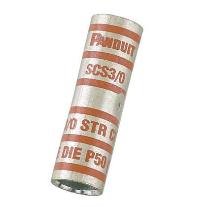 Panduit SCS2-Q | Pan-Lug SCS2-Q Comp. Splice, Tin Plt Copper, PK25