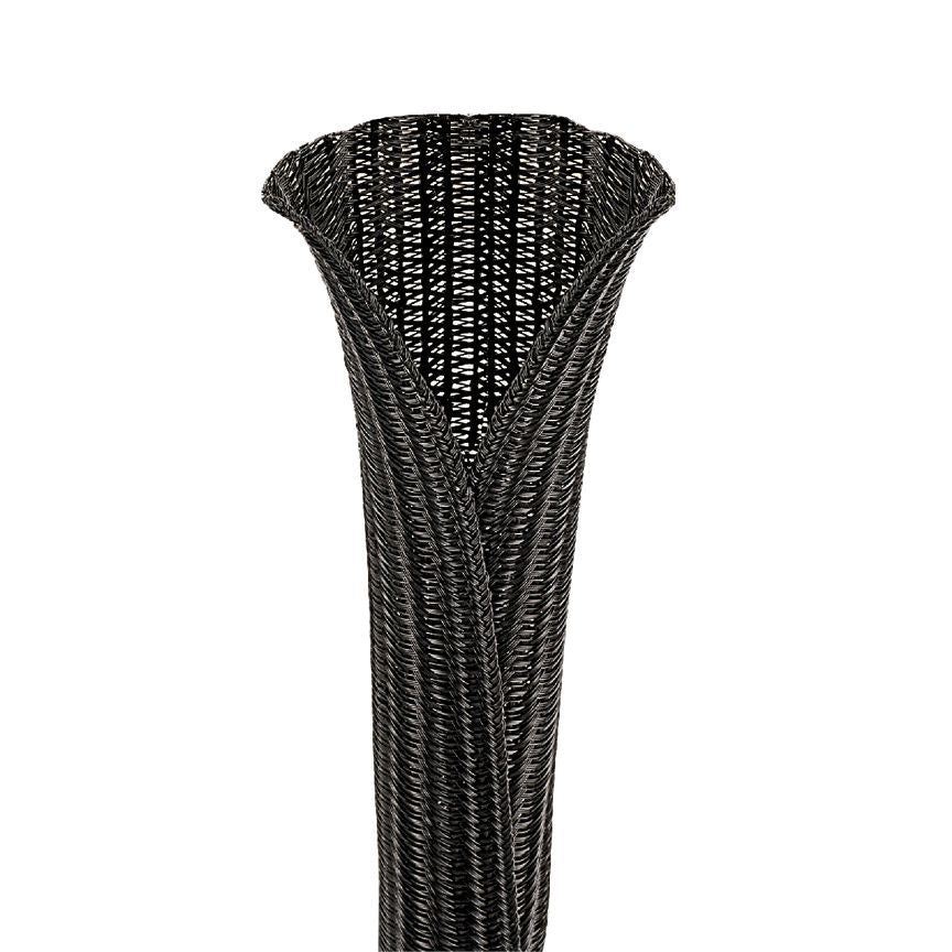 Panduit SE200PS-LR0 | Pan-Wrap SE200PS-LR0 Split Sleeving, Black, PET, 2" Nom Dia., 50', PK1
