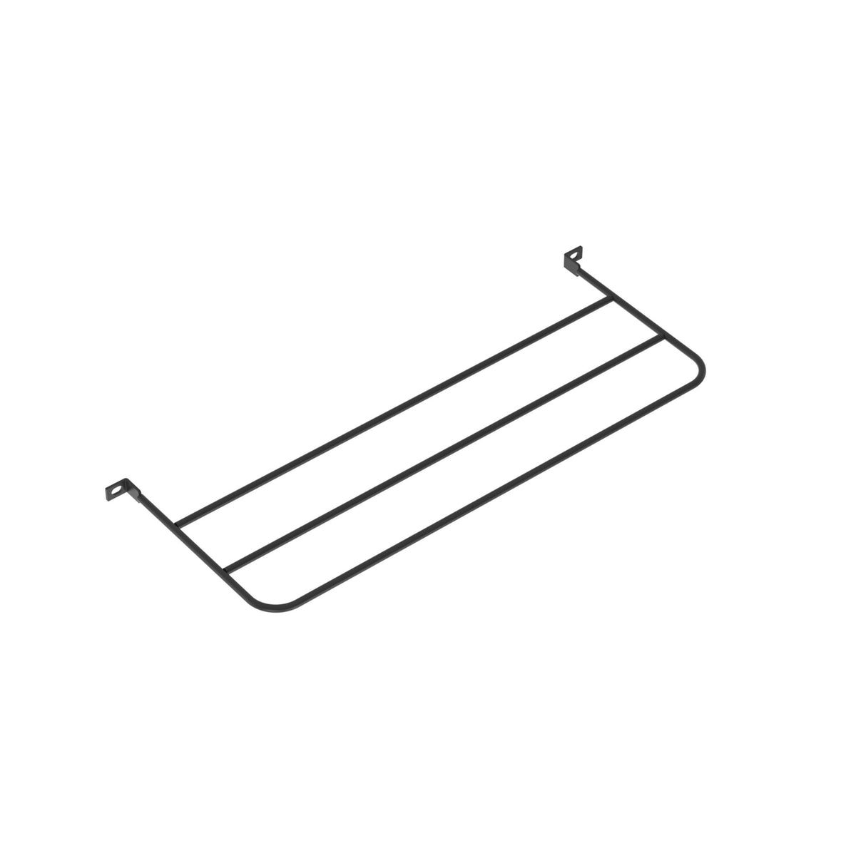 Panduit SRB19MDBL | Panduit Cable Strain Relief Bar - Black - 1 Pack
