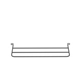 Panduit SRB19MDBL | Panduit Cable Strain Relief Bar - Black - 1 Pack