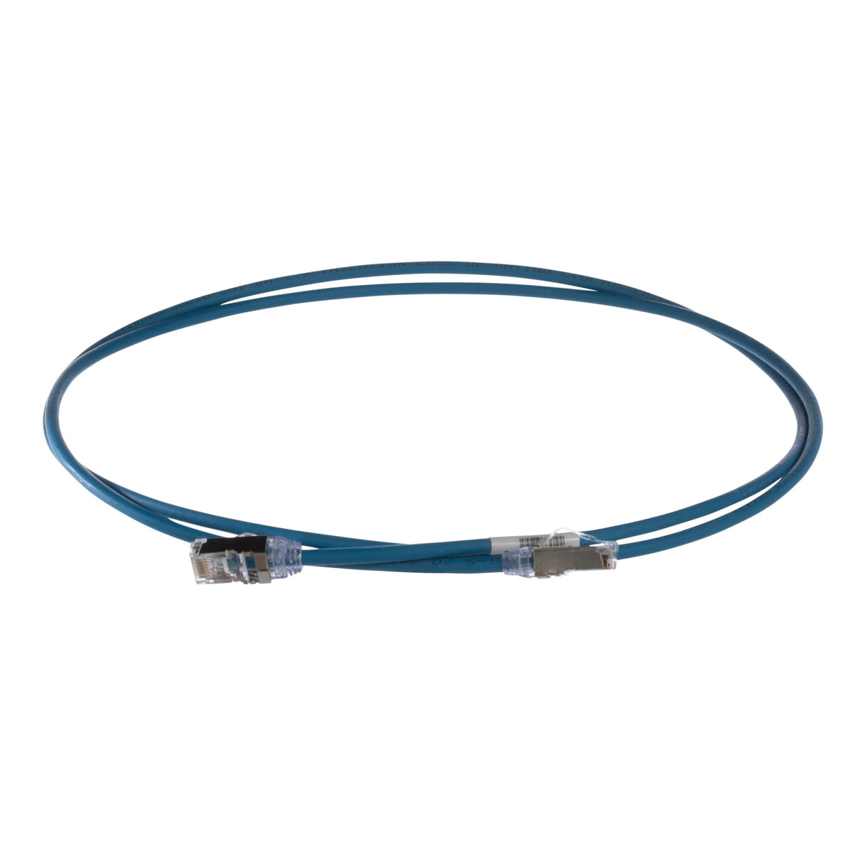 Panduit STP28X1MBU | Cat 6A 28 AWG Shielded Patch Cord, 1m, Blue