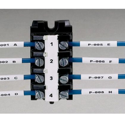 Panduit T024X000FJT thermtrans, Continuous Tape, polyolefin, .24"w X 100' L, white, 3" Core