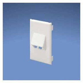 Panduit T70FV2WH | Surface Raceway, T-70 Vert, Slp, 2 Pt, Mini-Com Facplt, White