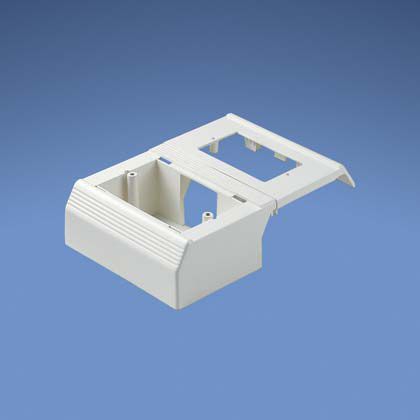 Panduit T70WCWH | Surface Raceway, T-70 Offset Box, For Screw-On Faceplates, White