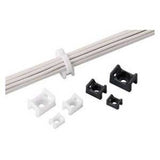 Panduit TM2S8-C | TM2S8-C Cable Tie Mount, Natural, PA 6.6, 0.63x0.43", #8 Screw, PK100
