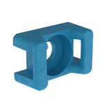 Panduit TM3S8-C76 | TM3S8-C76 Cable Tie Mount, Aqua, ETFE, 0.86x0.61", #8 Screw, PK100