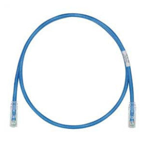 Panduit UTP28SP0.5MBU Tx6 Plus 28 awg 4-pair Solid Utp Patch Cord, Modular Plug On Each End, Category 6/class E Performance, Dual Rated (cm/lszh) Rated, 0.5 M, Blue