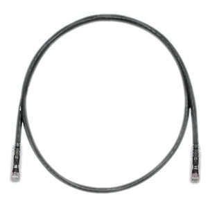 Panduit UTPSP3BLY | PANDUIT Cat.6 UTP Patch Cord - RJ-45 Male Network - RJ-45 Male Network - 3ft - Black, Clear