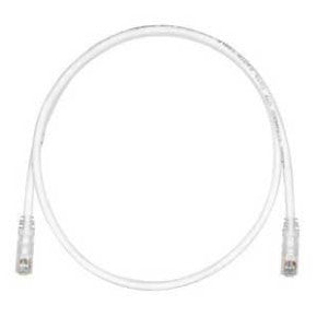 Panduit UTPSP4GYY Copper Patch Cord, Category 6, Gray Utp Cable, 4 Ft.