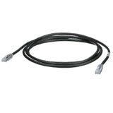 Panduit UTPSP7BLY | Cat.6 UTP Patch Cable - RJ-45 Male Network - RJ-45 Male Network - 7ft - Black, Clear