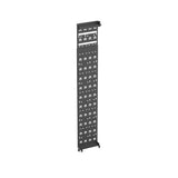 Panduit V4PTOB | 4-Post Rack Vertical Tie-off Panel, Steel, Black