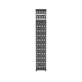 Panduit V4PTOB | 4-Post Rack Vertical Tie-off Panel, Steel, Black