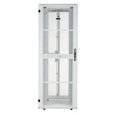 Panduit XG64822WS0003 Flex fusion Cabinet, 600mm X48ru X 1200mm, white, hardware mount