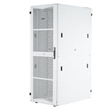 Panduit XG64822WS0003 Flex fusion Cabinet, 600mm X48ru X 1200mm, white, hardware mount
