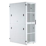 Panduit XG64822WS0003 Flex fusion Cabinet, 600mm X48ru X 1200mm, white, hardware mount